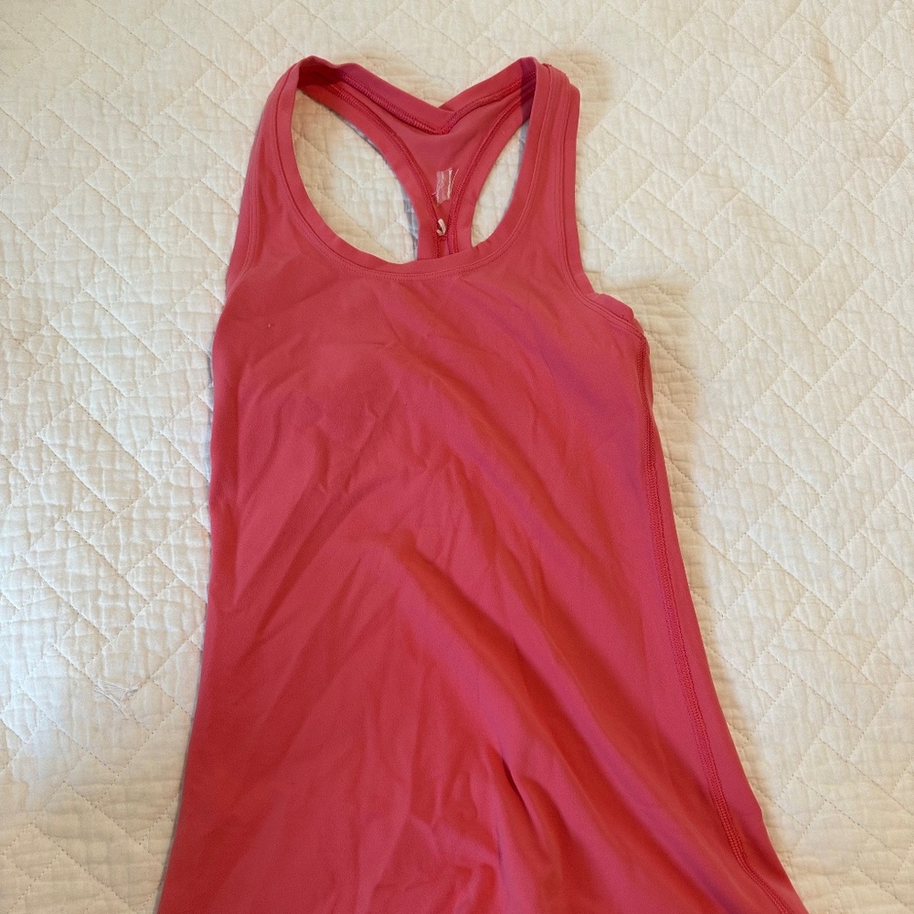 Lululemon Size 0 Pink Guava Tank Top